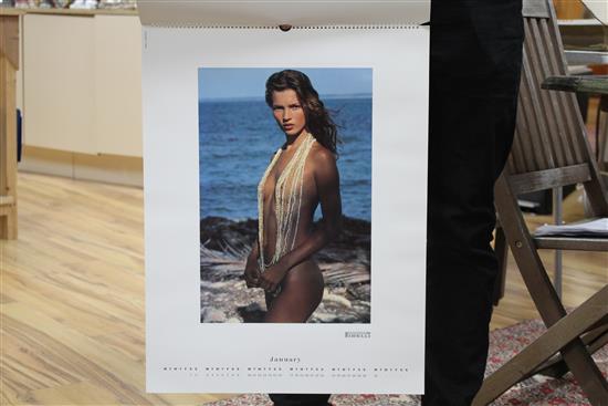 A 1994 Pirelli calendar, mint in box